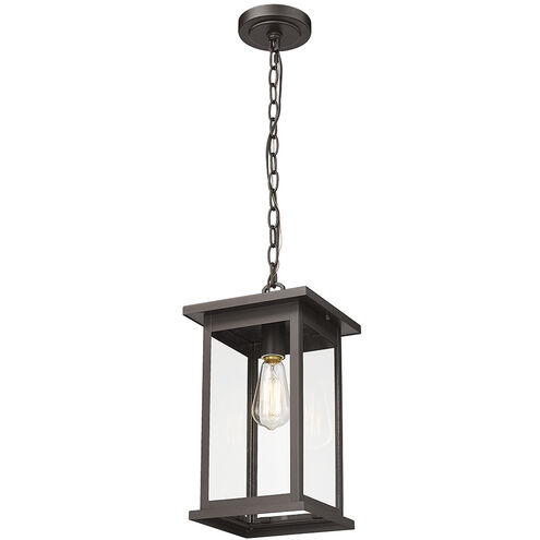 Bowton 1 Light 8.5 inch Powder Coated Bronze Outdoor Hanging Lantern